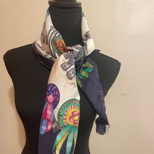 Authentic Hermes Les Rubans du cheval scarf